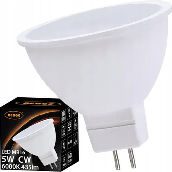 Žárovka LED žárovka MR16 5W 12V studená bílá