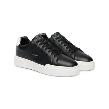 Dámské tenisky Sneakersy Calvin Klein Chunky Cupsole Laceup Lth YM0YM01344 Černá 40