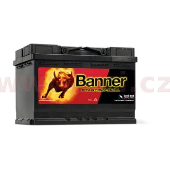 Autobaterie 72Ah baterie 650A, pravá BANNER Starting Bull 278x175x190