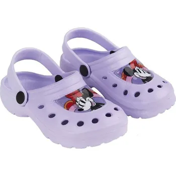 Dívčí obuv CLOG SANDÁLE MINNIE Cer 2300005790 fialové Velikost: 30-31