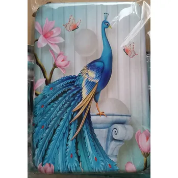 Korálek Kufřík na korálky (60 dóz větší) páv