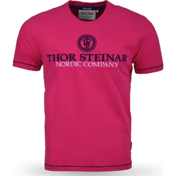 Pánské tričko Pánské triko Thor Steinar Support 2.0 granat velikost: M