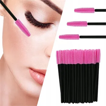 SILIKONOVÝ kartáček na obočí, spirálový 50 Ks