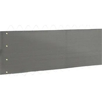 balkonová zástěna Balkonová zástěna HDPE šedá 0,9 x 5 m