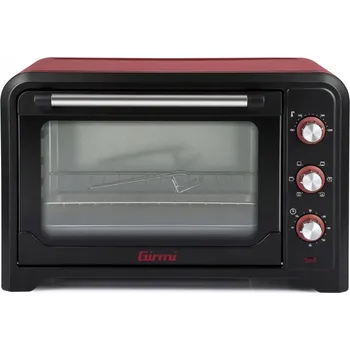Vestavná trouba Girmi FE42 elektrická trouba s ventilací, 2000 W, 42 litrů, červená/č
