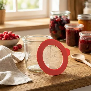 Zavařovací pomůcka TESCOMA Della Casa 4,5 cm 6 ks červené – gumičky weck kaučukové