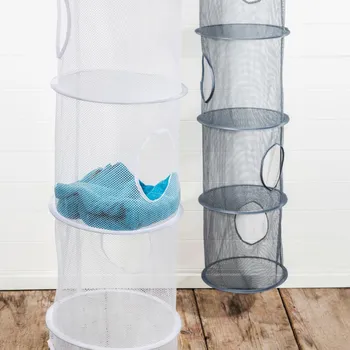 Úložný box Haushalt international Závěsný síťový organizér, bílý 493882