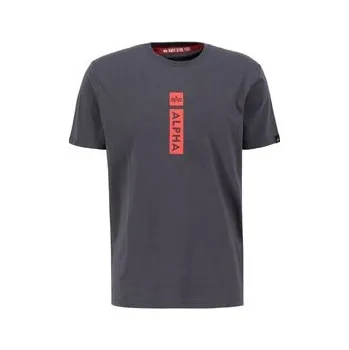 Pánské tričko Alpha Industries T-Shirt AI.146509-684 Šedá Regular Fit L