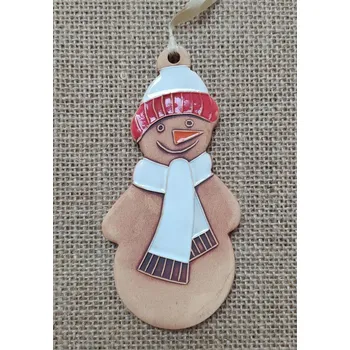 Vánoce Keramický závěsný sněhulák