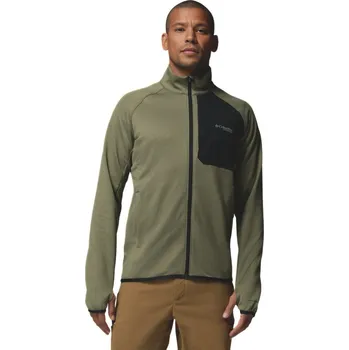 Pánské oblečení Columbia Triple Canyon Grid Fleece FZ II M 2094963397 - stone green/heather/black XXL