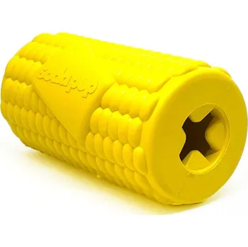 Hračka pro psa Sodapup Kukuřice na pamlsky a žvýkání, Original M - žlutá