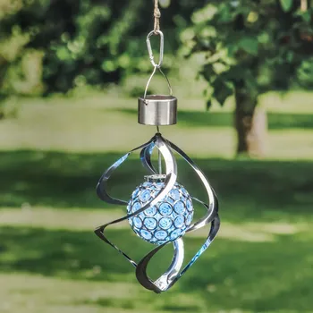 Vánoční dekorace Haushalt international LED Solární větrohra s měničem barev 834730