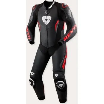 Moto kombinéza REVIT kombinéza ARGON 3 1-dílná black/neon red - 50