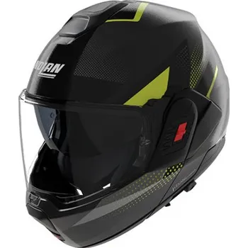 Motodoplněk NOLAN přilba N120-1 Ciclone matt lava grey/black/fluo green - S