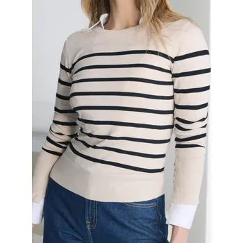 Dámský svetr Sinsay - Pruhovaný svetr - vícebarevná - 300CG-MLC - 300CG-MLC-L