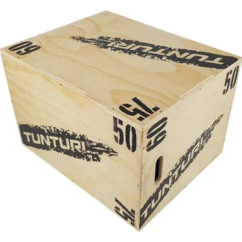 TUNTURI Plyometrická bedna dřevěná TUNTURI Plyo Box 50/60/75 cm