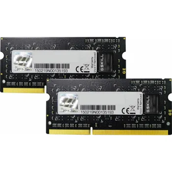 Operační paměť G.Skill 8GB DDR3 8GBSQ Kit SO-Dimm 1600 CL9 (2x4GB)