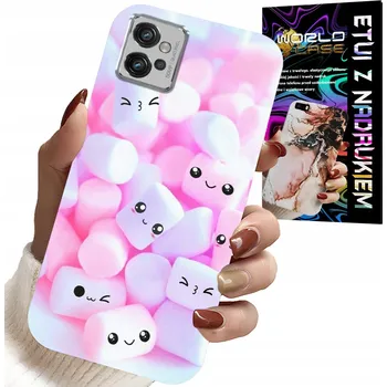 Pouzdro na mobilní telefon POUZDRO PRO MOTOROLA G32 - SLADKÝ VZOR MARSHMALLOW, KRYT , ZADNÍ KRYT