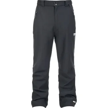 Pánské kalhoty TRESPASS Pánské softshellové kalhoty 2XL ČERNÁ