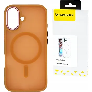 Pouzdro na mobilní telefon Pouzdro Wozinsky Fashion Case s MagSafe pro Samsung Galaxy S24 FE - oranžové