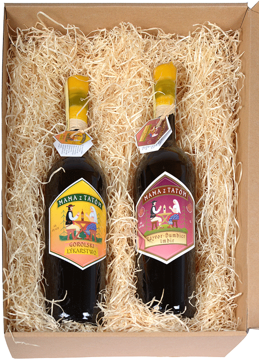 Dárková kazeta - 2 láhve Mama z Tatom 0,5 L 40% (Dárková kazeta)