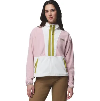 Dámská mikina Columbia Backbowl II Full Zip Fleece W 2092163694 - pink agate/sea salt/peppercorn XL