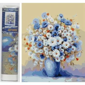 Diamantové malování Norimpex Luční kytice 30 × 40 cm