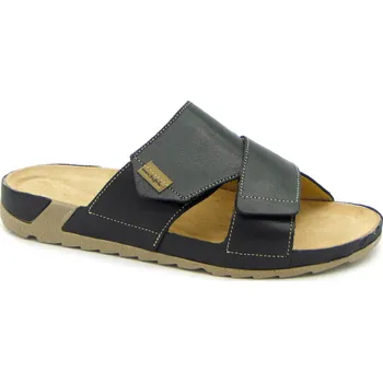 Pánská obuv MEDISTYLE pánská zdravotní pantofel TOMÁŠ Barva: Černá, Velikost EU: 44