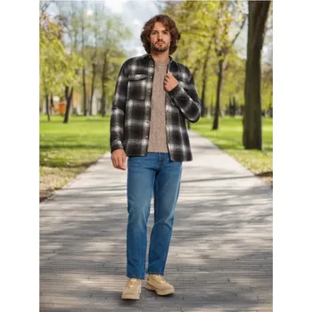 Pánská košile Sinsay - Košile střihu comfort - černá - 1904O-99X - 1904O-99X-XS-1