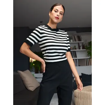 Dámský svetr Sinsay - Svetr s krátkým rukávem - vícebarevná - 029AU-MLC - 029AU-MLC-XXS-1