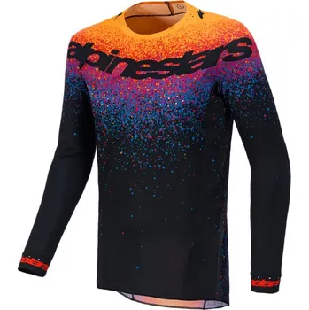 Moto dres Dres SUPERTECH limitovaná edice BLACK HOLE, ALPINESTARS (černá/multicolor) 2026 (Velikost: L)