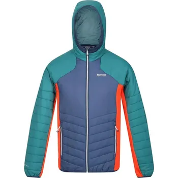 Pánská softshellová bunda REGATTA Pánská softshellová bunda s kapucí S MODRÁ|ZELENÁ