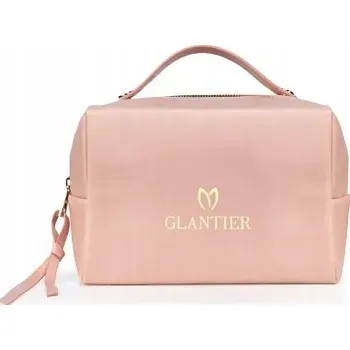 Kosmetická taška Cestovní kosmetická taštička Glantier růžová