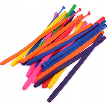 Balónek Balónky dlouhé na modelování 12 ks trubka barevné
