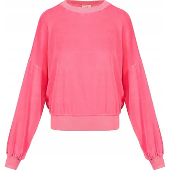 Dámská mikina Dámská sametová Mikina Deha DEHA MOVE AURORA PINK M