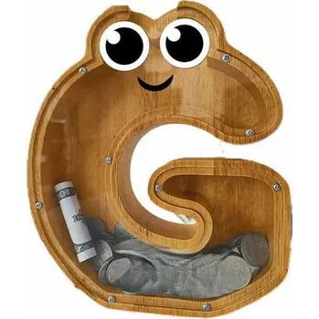 Pokladnička Pokladnička dřevěná - Písmenko G