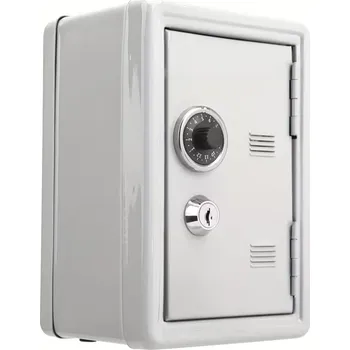 Pokladnička Mini bankovní trezor Barva: Bílá