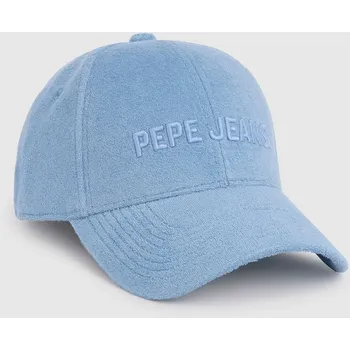 Čepice Pepe Jeans Pánské čepice NEWMAN Barva: tyrkysová, Velikost: UNI
