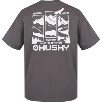 Husky Pánské bavlněné triko Tee View M M, grey