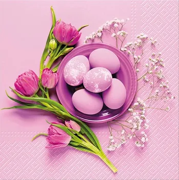 Papírový ubrousek UNIPAP ubrousek P velikonoce TL123300 2011203 617287 33x33cm