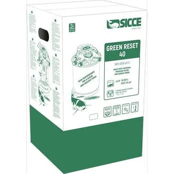 Jezírková filtrace SICCE GREEN RESET 40L 1x20W UV-C 5m jezírkový tlakový filtr s UV-C lampou