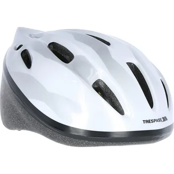 Cyklistická přilba TRESPASS Dětská cyklistická bezpečnostní přilba Cranky 44cm BÍLÁ