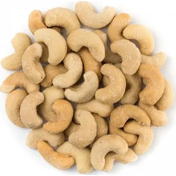 Kešu ořechy W320 pražené solené uzené 500 g