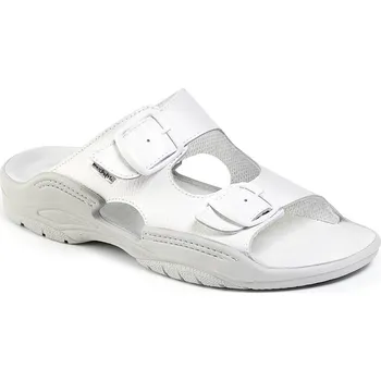 Pánská obuv MEDISTYLE zdravotní pánský pantofel OTMAR Barva: Bílá, Velikost EU: 45