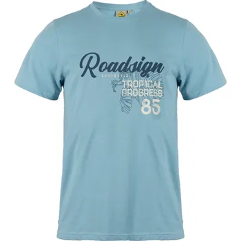 Pánské tričko Tričko Roadsign Australia Tropical modré Barva: Modrá, Velikost: M