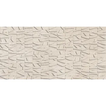 Dlažba Interiérová dlažba imitace kamene Eterea Avorio dekor Relievo 61x122,2 cm