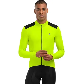 Pánské tričko SIROKO Teplý pánský cyklistický dres SRX M4 Atlantis M ŽLUTÁ