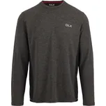 TRESPASS Pánské sportovní triko s dlouhým rukávem S ŠEDÁ