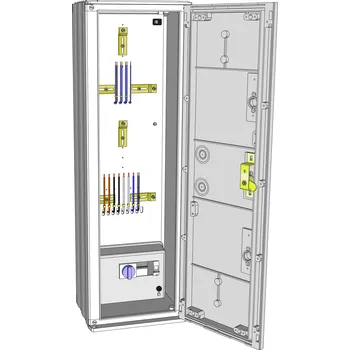 Rozvaděč Elektroměrový rozvaděč ELPLAST-KPZ PER 2V/3f/40 5.1.1 vestavná (3D)