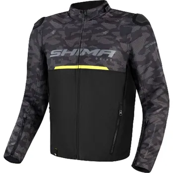 Moto bunda Bunda na motorku Shima Drift camo-černá M